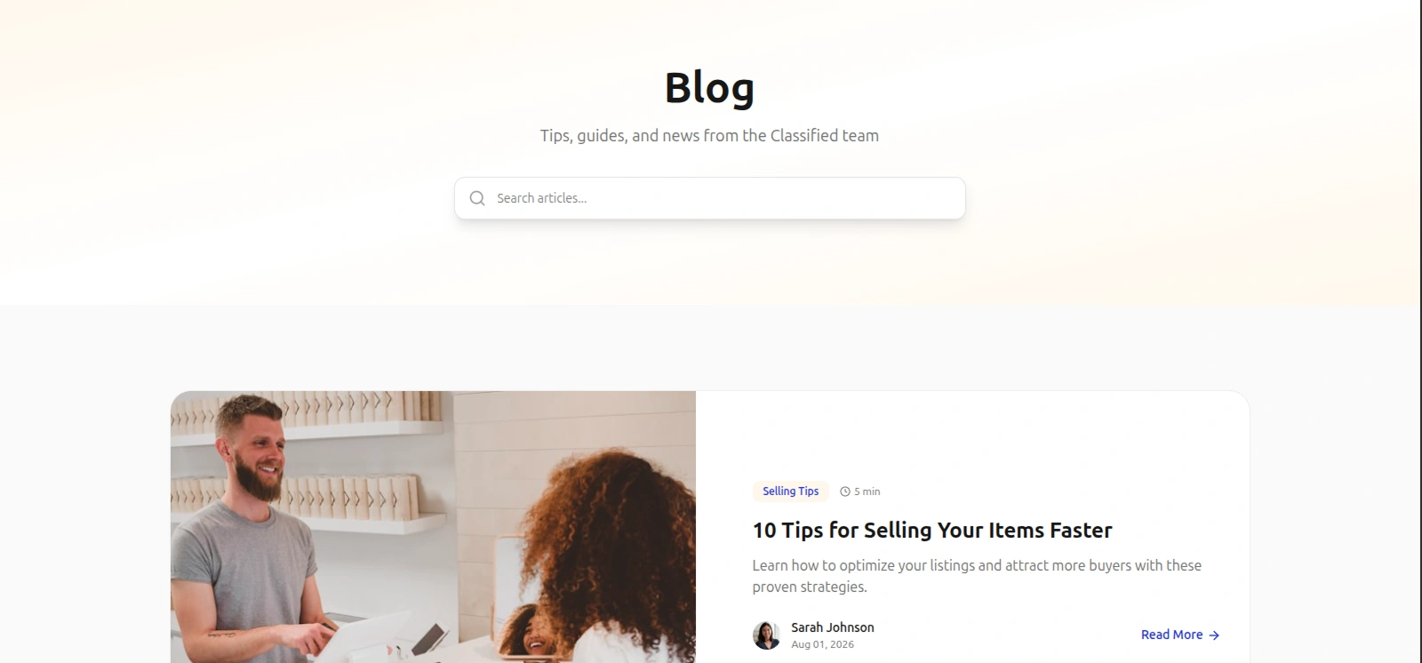 Postn Blog Page